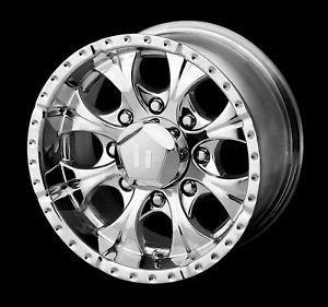 16 x8 Helo HE791 Maxx Chrome Wheels Rims 5 6 8 Lug