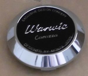 Warwic Carozza Wheels Chrome Custom Wheel Center Cap Caps 1 PC981 C