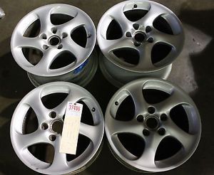 Porsche 911 996 Turbo Twist BBs 2001 05 Wheels Rims Set 18" 8x18 11x18 Hollow