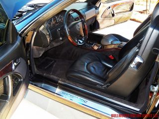 Mercedes SL600R V12 6 0L 380 HP Black Black AMG Chrome Wheels Hard Soft Top