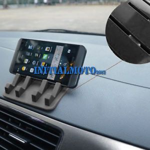 Gray SUV Dashboard Mobile Phone Dash Mount Stand Holder Anti Slip Pad Cradle Mat
