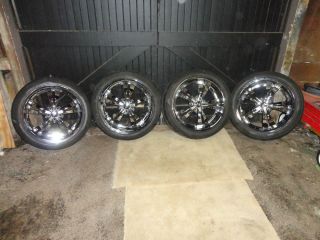 Rox Edge Wheels 5x115 and Pirelli P Zero Tires 245 45 ZR 20 for Dodge Chrysler
