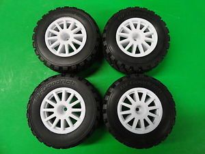 Traxxas 1 10 Rally White Wheels BFGoodrich Tires 4