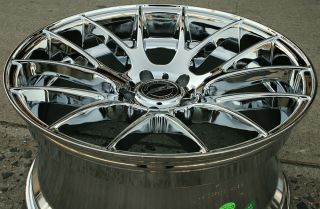 ASA GT5 20" Chrome Rims Wheels Range Rover 4 6SE 95 02 20 x 10 5H 32