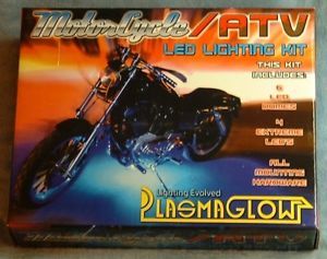 Green LED Motorcycle ATV Compact Lighting Kit Plasmaglow Lifetime Warranty