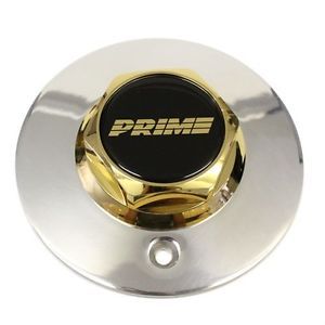 Prime Wheels Hex Nut Gold Polished Center Cap Truck PW 28h