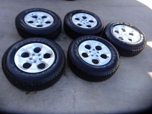 Set of 5 Jeep Wrangler JK Factory Wheels Rims 18 inch Bridgestone Tires