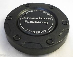 American Racing ATX Series Teflon Black Custom Wheel Center Cap Caps 1252B108