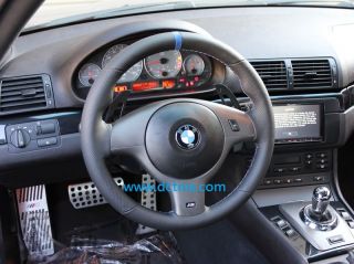 BMW E46 E39 M3 M5 Sport Steering Wheel M Stitching New