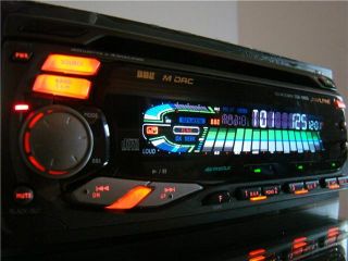 RARE Alpine 1 5 DIN Full Spectrum Analyzer Car CD Changer Player Stereo Receiver