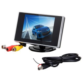 3 5" inch Color TFT LCD Car Mirror Monitor for Rear View Reverse Backup Camera