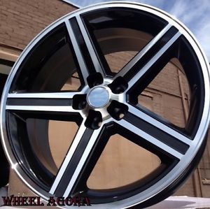 22" inch 22x8 5 IROC Wheels AWD 5x115 38 Chrysler Dodge 300 Magnum Charger
