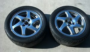 2 15x6 Acura Integra GSR Rims Wheels Blades 4x100