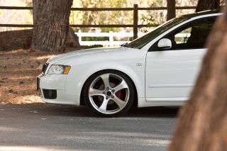 19" Audi A4 B6 MRR HR2 Machined Silver Concave Wheels Rims