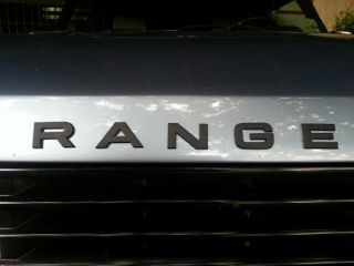 Range Rover Sport 2002 Up Letters Tailgate Emblem Badge Hood or Trunk Black