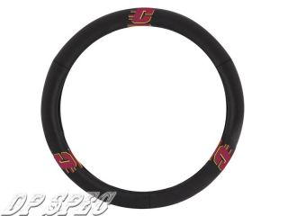 Central Michigan Chippewas Genuine Leather Steering Wheel Cover BMW Jaguar