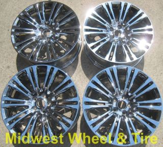 Original Chrysler 300 300C Wheels Rims Chrome Factory Stock Set 2420