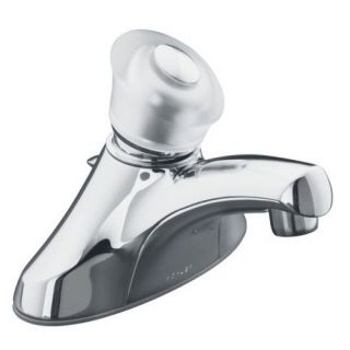 Kohler Coralais Single Control Centerset Lavatory Faucet with Sculptured Acrylic Handle   15681 F