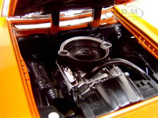 1969 Pontiac GTO Judge Orange 1 18 Diecast Model Car by Motormax 73133
