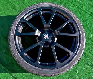 Set Brand New Black GM Factory Look Cadillac CTSV 20 inch Wheels Tires cts V