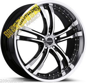 22" inch Boss Wheels 337 Rims Tires 5x115 Dodge Challenger 2009 2010 2011 2012