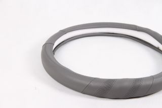 Circle Cool 58009 New Steering Wheel Cover Leather Gray Fiat Wrap New BMW Audi