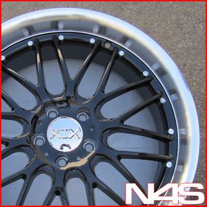 20" Infiniti G35 Sedan XIX Lago Black Wheels Rims