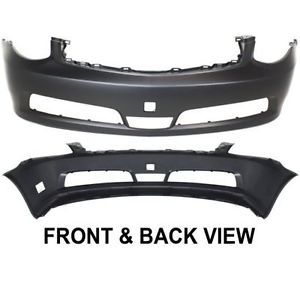 New Bumper Cover Facial Front Primered Sedan Infiniti G35 IN1000133 62022AC940