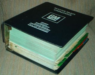 1977 to 1981 Chevrolet Impala Camaro Nova Malibu Master Parts Catalog Manual