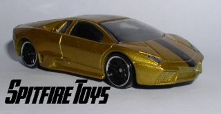 Hot Wheels Lamborghini Reventon Gold Black from 2013 World Race 5 Pack Low