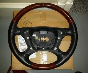 Mercedes Benz SL500 R230 2003 SL500 Burl Wood Steering Wheel