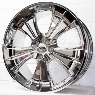 18" MG ZR 2001 2005 Hatchback Rial Ancona Chrome Alloy Wheels 4x100