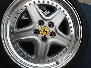18" Ferrari 512TR Speciale 348 Competizione Wheels Tires Testarossa Rims