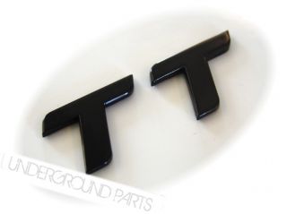 Audi TT Black Rear Badge ttrs 1 8T 225 Quattro MK12 2 0T Sport Coupe FSI TDI V6