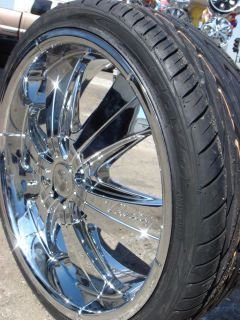 20" Velocity 166 Rims Wheels Tires Mustang Impala Buick