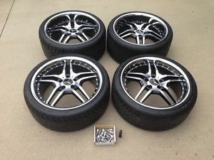 Mercedes Benz C300 19inch Staggered Wheel and Tire Complete Set with TPMS Sensor