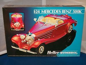 Heller Mercedes Benz 500K Car Model Kit Kits 1 24 Scale Parts SEALED