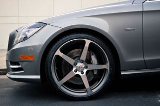20" Benz W218 CLS550 CLS63 CLS CEC C884 Gunmetal Concave Staggered Wheels Rims