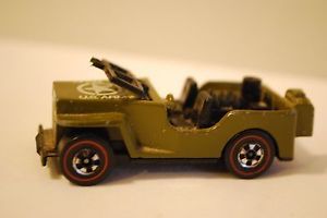 1970 Hot Wheels Redline US Army Jeep 