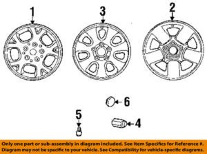 Jeep 52080263AA Wheels Center Cap