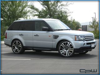 22" Wheels Range Land Rover MAR515 Black Machined Face Rims Supercharged Sport