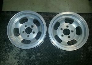Chevy Indy Mags Slots Aluminum Wheels Gasser Hotrod 55 Chevy
