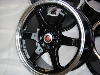 17 Black Wheel Rim galant Lancer Honda Civic Accord Prelude Acura Integra Cobalt