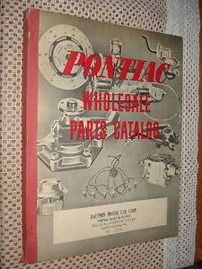 1937 1949 Pontiac Wholesale Parts Book Catalog Book WOW