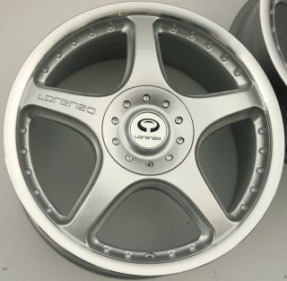 Lorenzo WL028 18 x 8 0 9 5 Silver Rims Wheels Jaguar XK 08 Up 5H 40