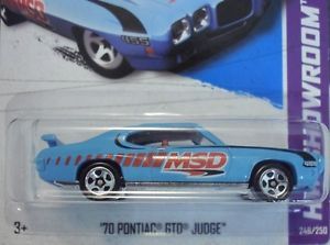 Hot Wheels 2013 '70 Pontiac GTO Judge B Case New