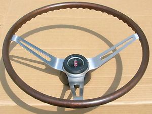 67 68 Olds 442 Hurst Olds Cutlass F85 Vista RARE GM Wood Steering Wheel Hub Cap