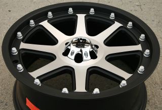KMC XD Series Addict 20 x 9 0 Black Rims Wheels Dodge Dakota 6 Lug 97 04 6H 18