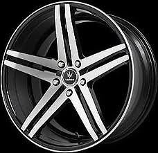 Verde Parallax 20" Wheels Black Staggered 20x10 20x9