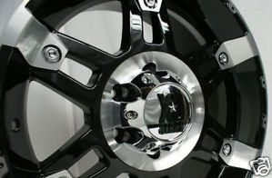 18 x 9" inch Black KMC XD Series Spy Wheels Rims Mach